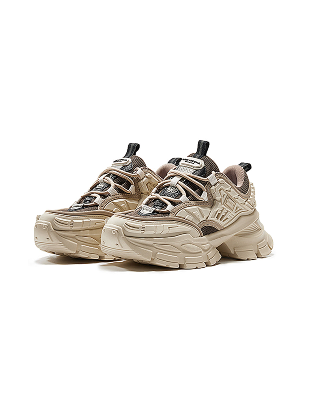 OGR | “Space Mecha” Chunky Sneaker-Beige - PSYLOS 1, OGR | “Space Mecha” Chunky Sneaker-Beige, Chunky Sneakers, OGR, PSYLOS 1